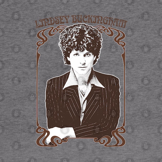 Lindsey Buckingham /\/\/ Original Vintage Style Fan Design by DankFutura